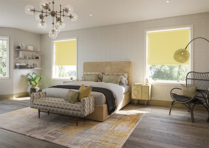 Trinity (Blackout), Daffodil Yellow - Roller Blind - Image 7